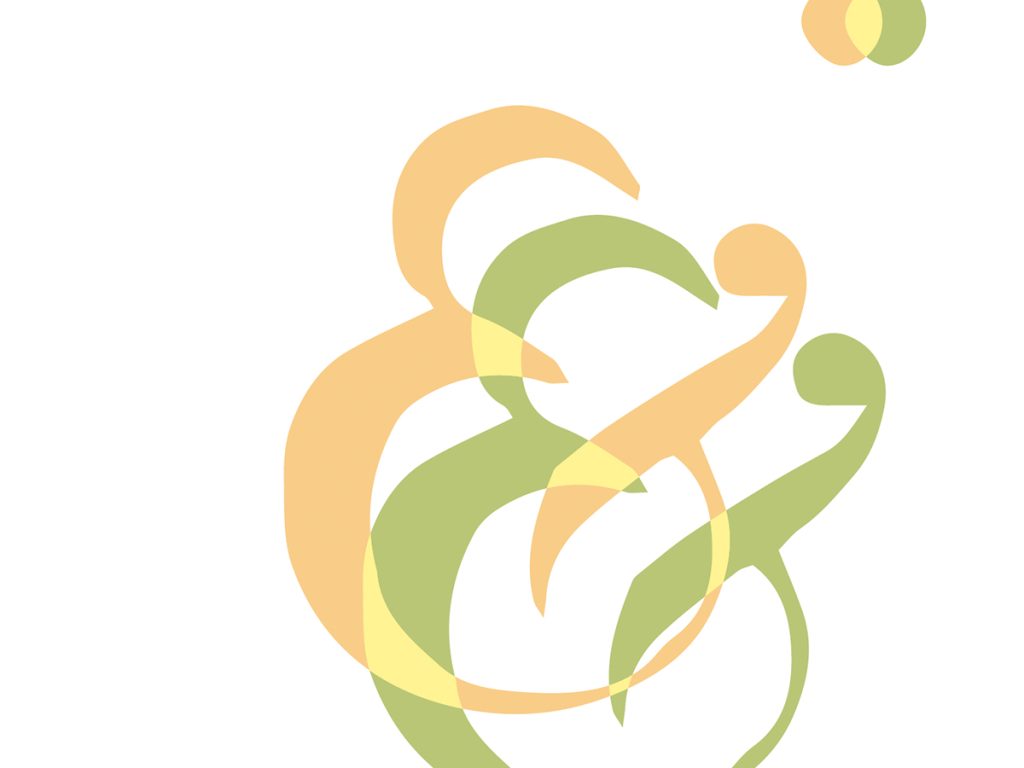 Logo lettrage couleur