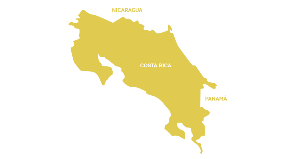 carte Costa Rica